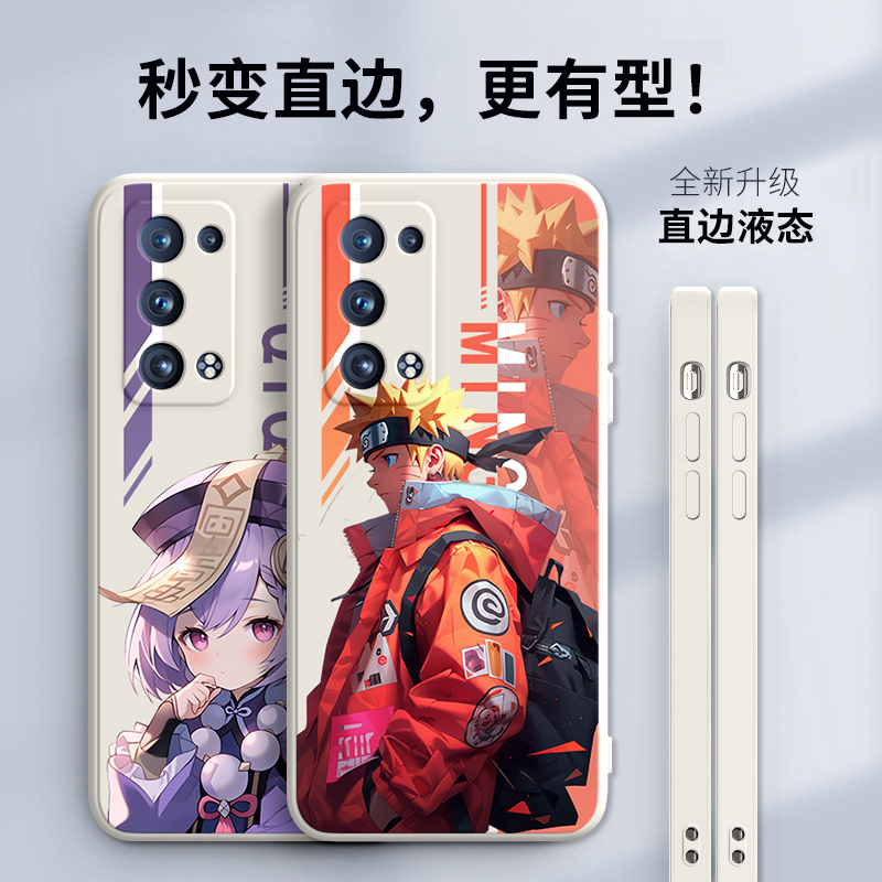 适用oppoReno6Pro+手机壳PENM00软胶0pp0Reno6pro+卡通机甲oporeno6pr0+防摔oppreno6por+直边opr保护套全包 - 图1