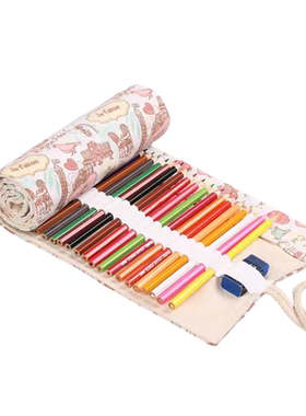 简约样板间儿童房绘画软装饰品女孩房书画卷笔袋花器花艺组合摆件