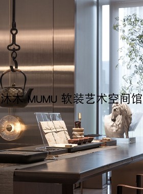 大牌新中式售楼处茶具禅意中国风