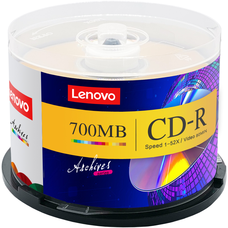 联想cd光盘VCD光盘MP3刻录光盘700MB空白盘cd-r刻录盘车载音乐CD光碟片无损刻录光碟音乐空白碟50片空白盘片 - 图3