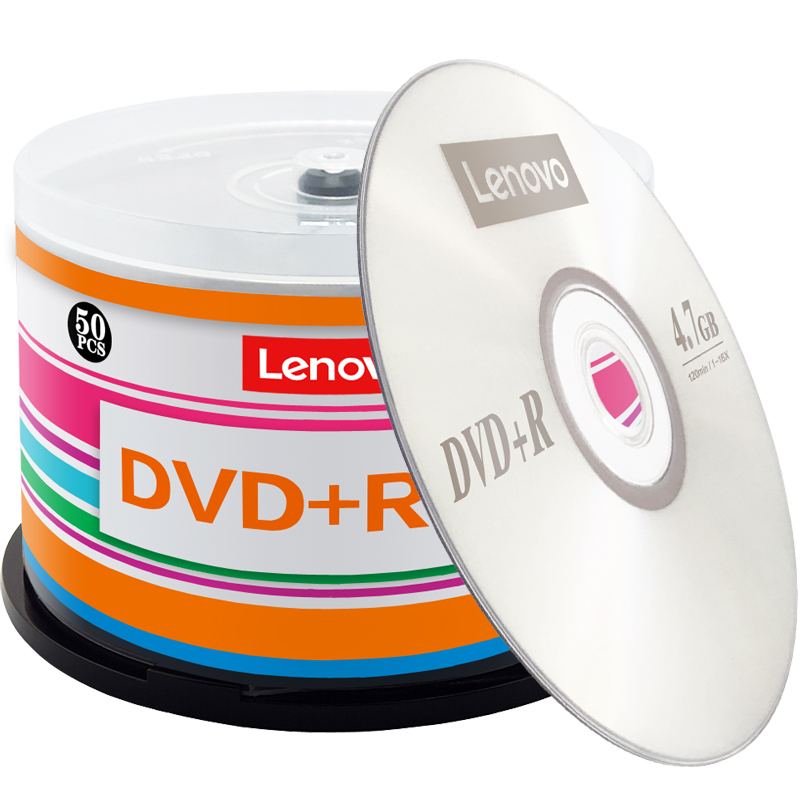 联想正品dvd光盘dvd+r刻录光盘光碟片dvd-r刻录盘空白光盘4.7G刻录光碟空白光碟dvd刻录盘空光盘dvd碟片50片 - 图1