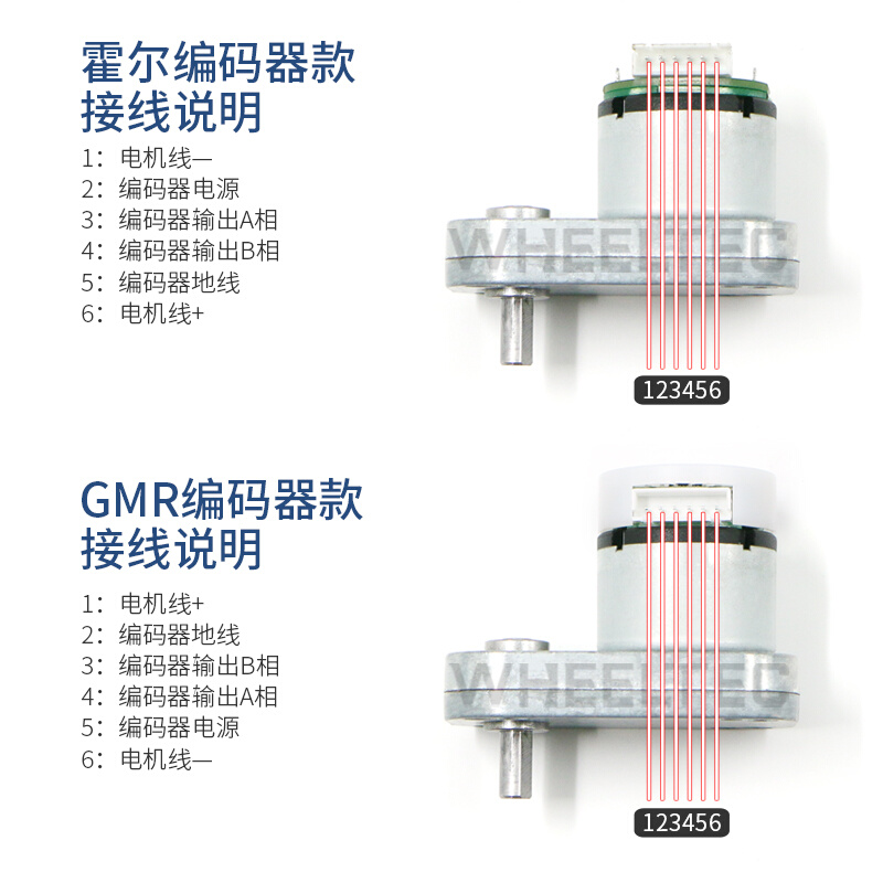 MG513X直流减速电机智能小车底盘霍尔编码器28减速比马达支架套件