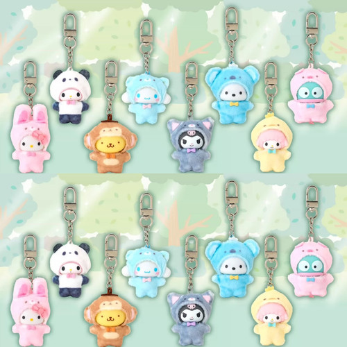 【香菜面包】预售 12  森林动物 盲盒挂件 盲盒明卖 kitty - 图0