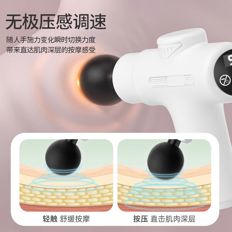 迷你筋膜枪mini小型肌肉按摩器男女生用电动颈膜枪放松仪肌膜枪