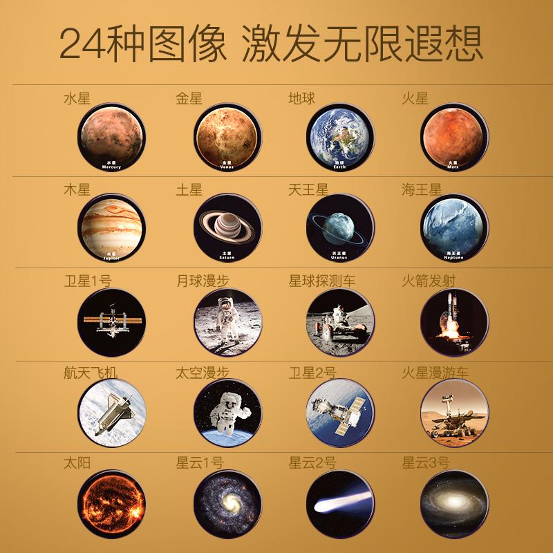 太阳系行星模型steam科学实验玩具旋转八大行星天体仪diy - 图1