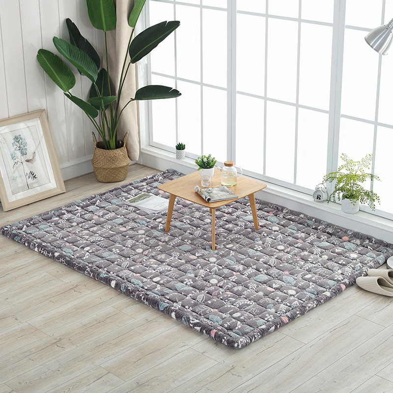 卧室地板爬行垫宝宝大号加厚拼接榻榻米法兰绒地毯垫家用厂家 - 图2