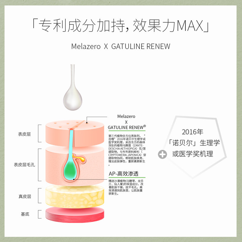 aoeo乳糖酸抛光面部精华细致女原液 aoeo液态精华