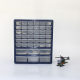 Plastic drawer type storage parts box