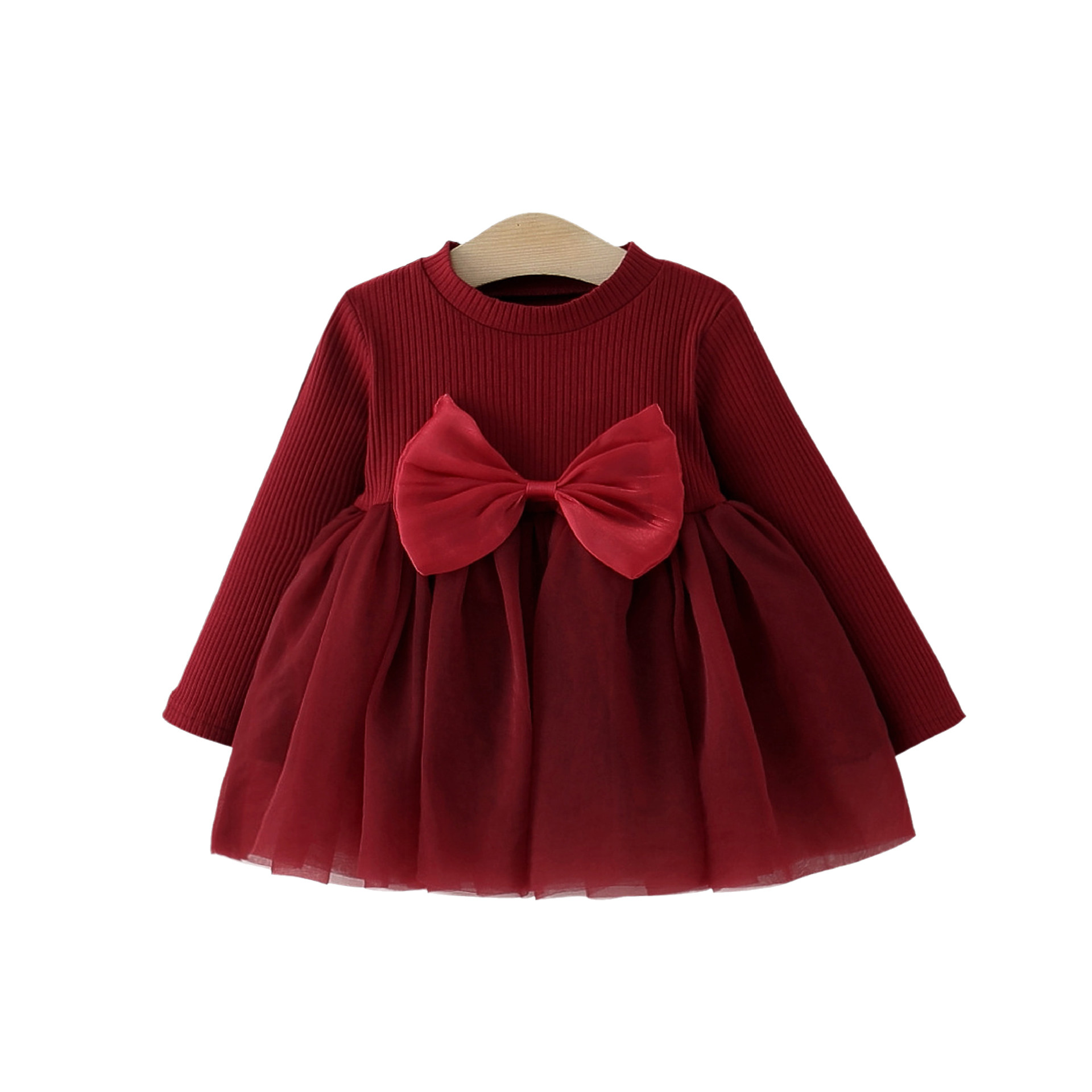 周岁女宝礼服女童春季连衣裙新年纱裙红色抓周宴公主裙婴儿生日裙,淘宝优惠券,粉丝福利购,淘宝优惠卷