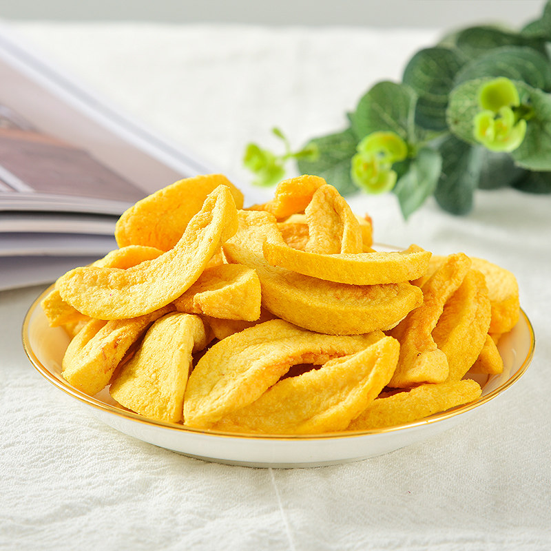 脆脱水果蔬脆冻干即食黄桃干黄桃 宇强食品蔬果干/混合冻干/混合果干