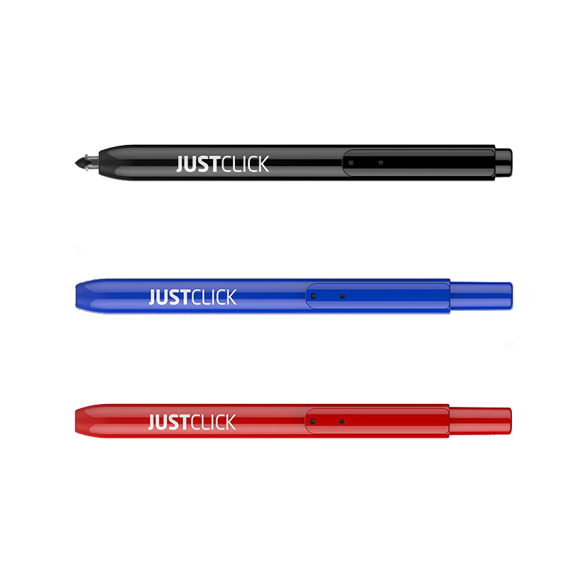 韩国MORRIS模丽思MRP-105按动式油性记号笔JUSTCLICK防水速干无笔帽机器夹具打点标记笔1.0mm - 图0