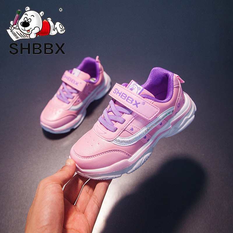 笨笨熊女童鞋儿童鞋子2019运动鞋 荣文玩具运动鞋