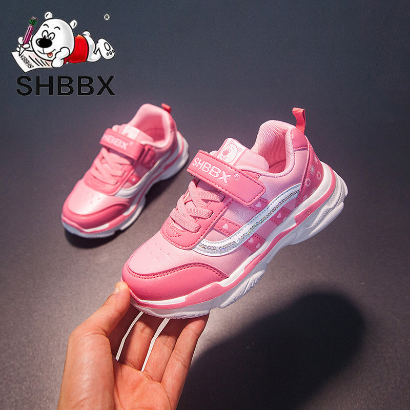笨笨熊女童鞋儿童鞋子2019运动鞋 荣文玩具运动鞋