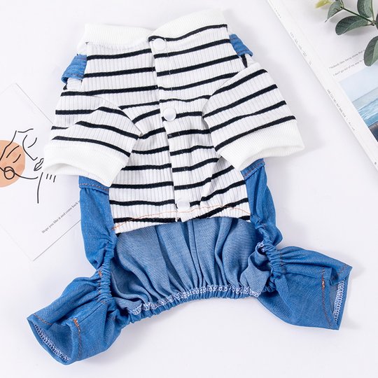 Dog clothes can lead pet four-legged clothes autumn