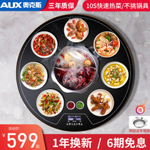 Ox Meal Heat Insulation Board With Hot Pot Warm Cutting Board Turntable Hot Vegetable God Instrumental Home Heating Multifunction Induction Cookers