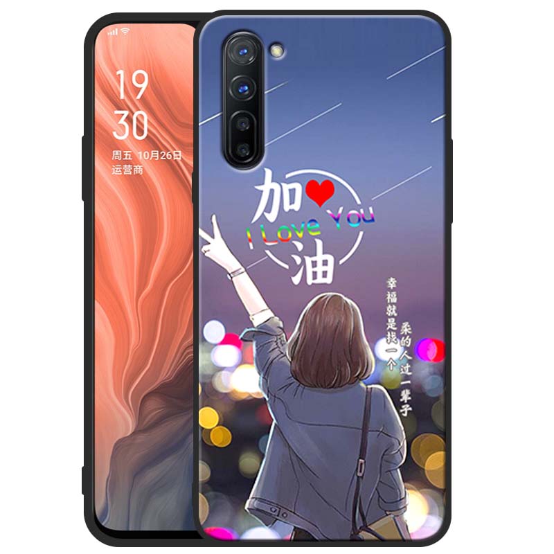 OPPOReno3手机壳元气版男女新款PDCM00网红潮流全包防摔硅胶软壳 - 图0