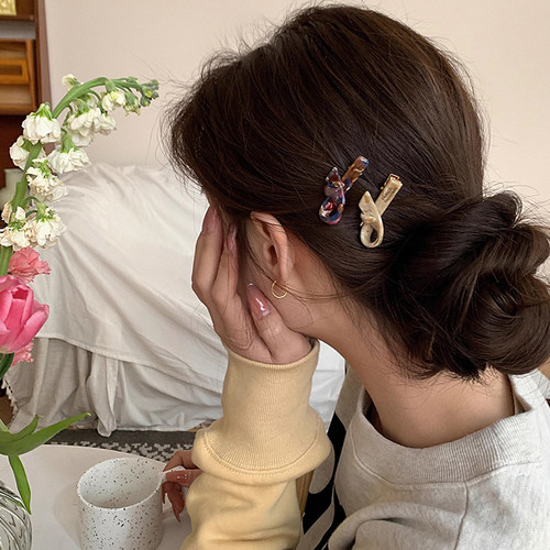 bb夹一字发夹头饰小号发卡子侧边夹简约刘海夹小抓夹女2024新款 - 图3