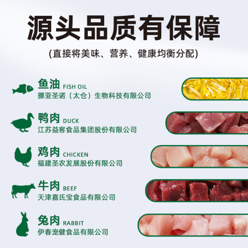 【单袋自选】Rysonpet源生它语自选生骨肉猫全价营养鲜粮辅食生肉 - 图3