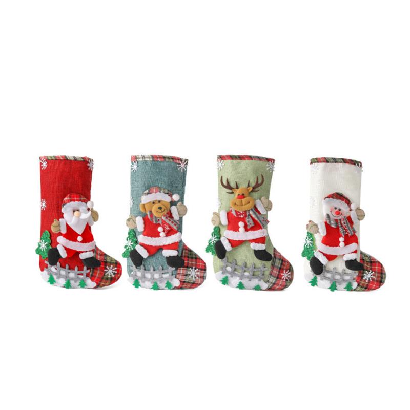 Christmas stockings party decorations  Xmas Hanging Stocking - 图3