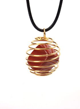 亚马逊天然水晶玛瑙半宝石绕线