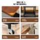 Medium style small cart storage shelf bookshelf movable storage rack sofa side snack storage wheel narrow side cabinet