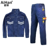 Джинсовый демисезонный хлопковый комбинезон, износостойкая униформа медсестры для работы, увеличенная толщина, защита от ожогов