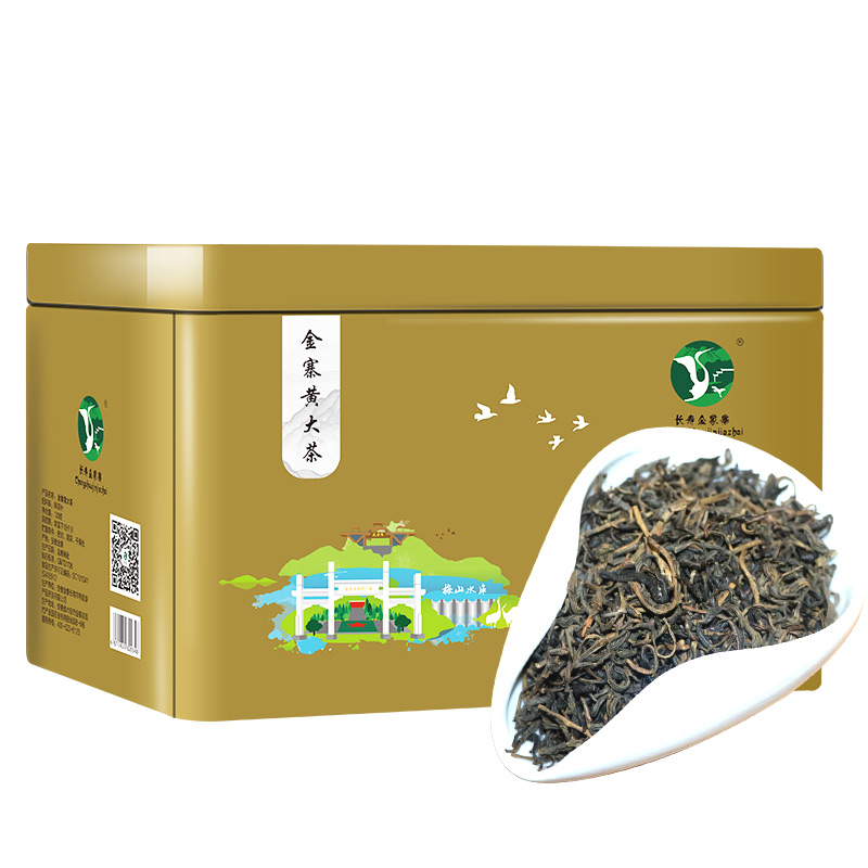 散装黄茶安徽手工茶叶雨前金寨黄大茶罐装120g