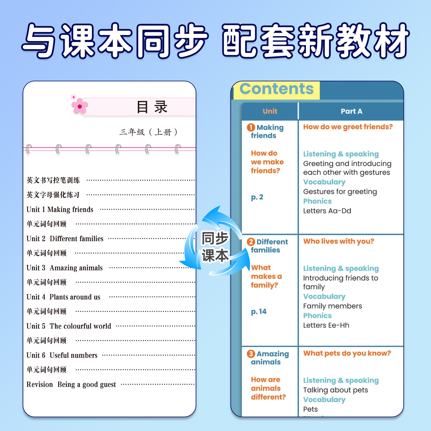 2026司马彦英语字帖三年级上册下册练字帖楷书临摹抄写本小学生一二四五六年级语文英语同步练字帖人教版同步课本写字课课练