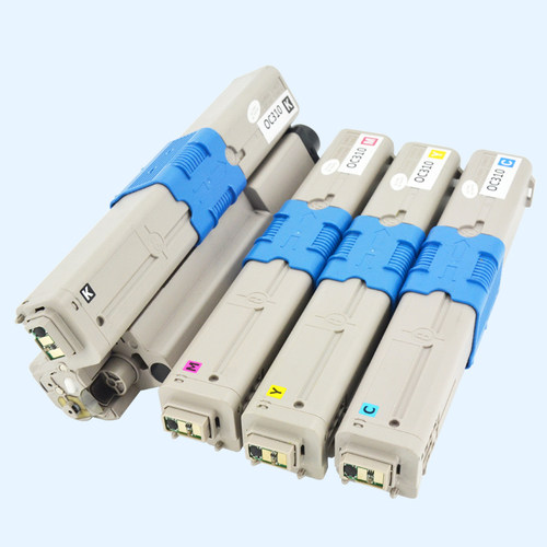 适用OKIC310粉盒OKI C310DN硒鼓C331dn C510DN C530DN MC361 MC561墨盒okic301 C330 MC351鼓架c331sdn碳粉盒 - 图0