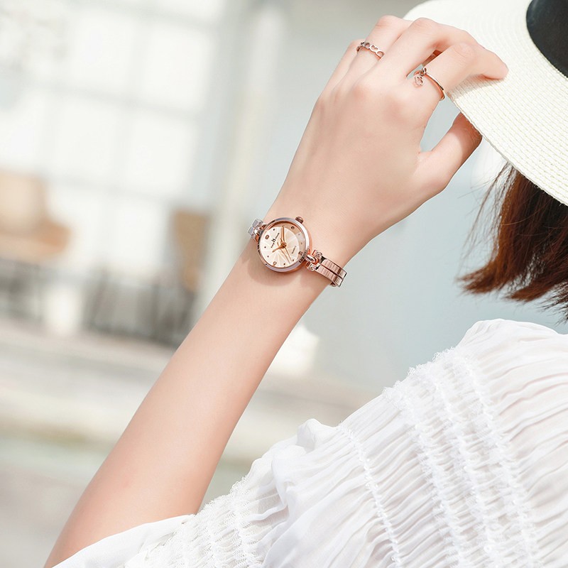 ins风高中生女学生细带小巧手表 梵洛蒂国产腕表
