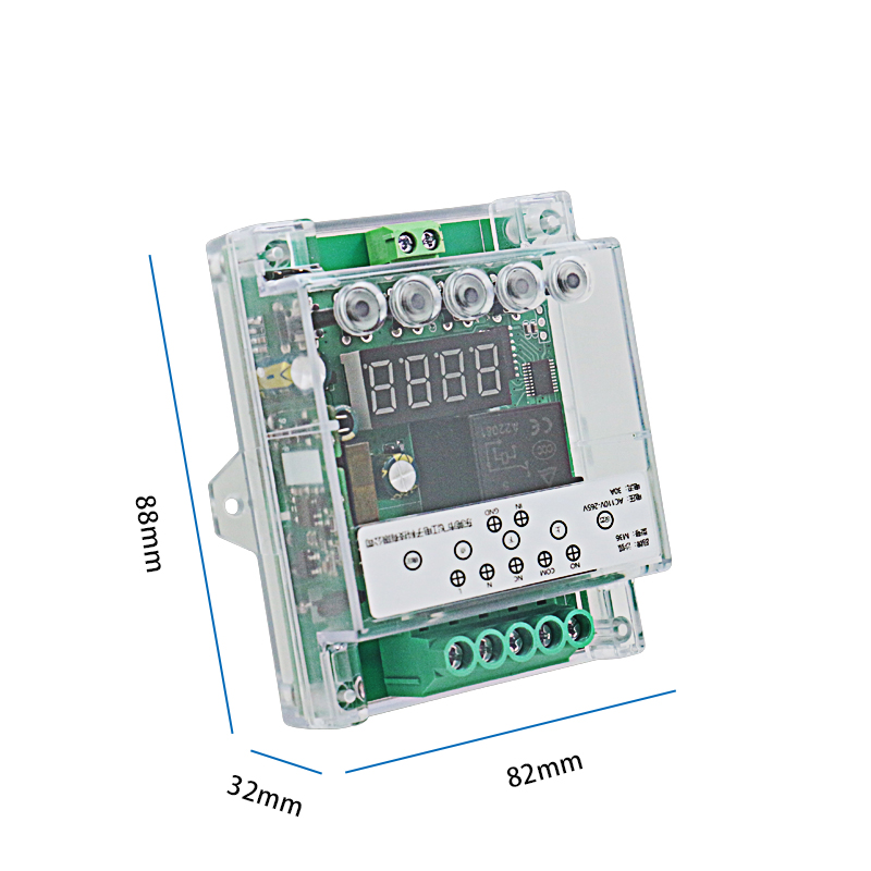 AC220V 1路延时继电器模块触发延迟接通断电时间循环定时器开关板-图1