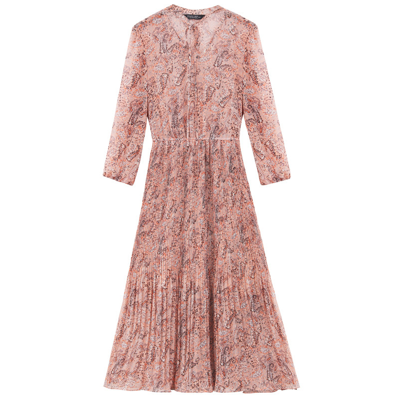 欧洲站夏装2020新款欧货法式北欧风 韩谷苏连衣裙