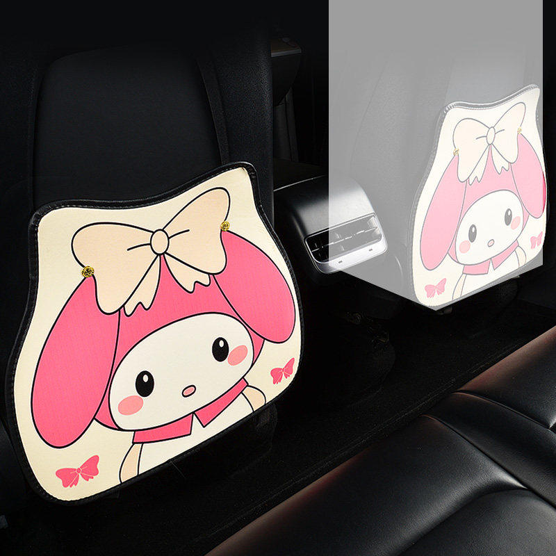 新款四季通用可爱卡通汽车防踢垫座椅後背卡通内饰椅背防护垫,淘宝优惠券,粉丝福利购,淘宝优惠卷