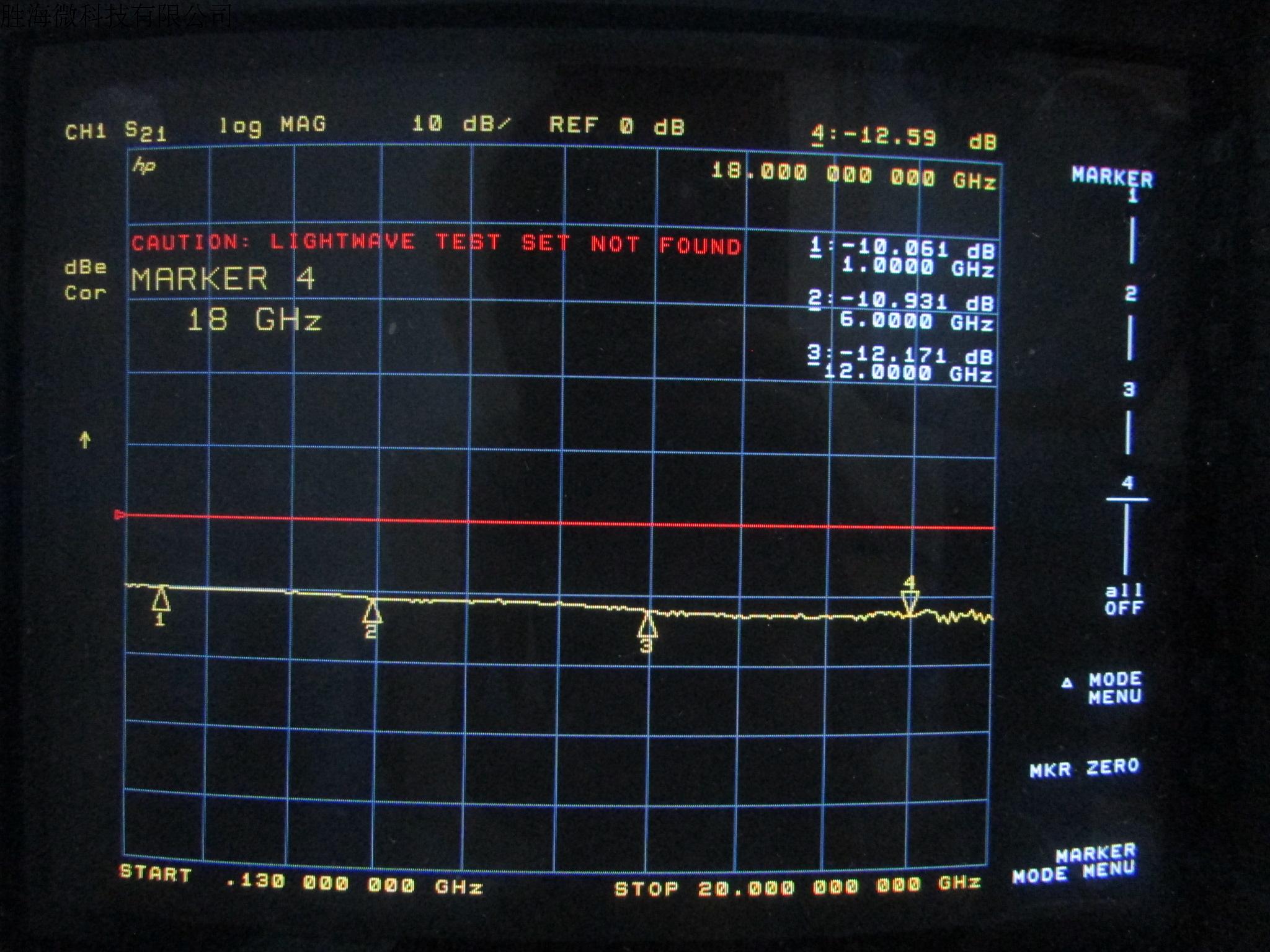 HP 5086-7845  DC-18GHz  0-70dB 10dB步进 射频手调步进衰减器 - 图2