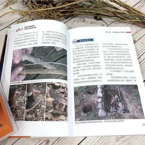 俞敏洪推荐 青少年营地教育户外生存标准手册 大鹏 荒野求生户外急救工具制造食物用水辨别方向野外生存指南户外活动生存技巧书籍 - 图1