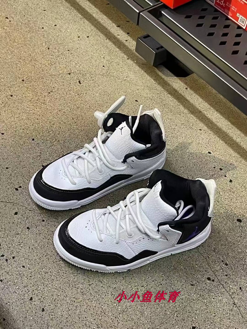 Nike/耐克JORDAN COURTSIDE 23 PS运动童鞋休闲小白鞋AQ7734-104 - 图3