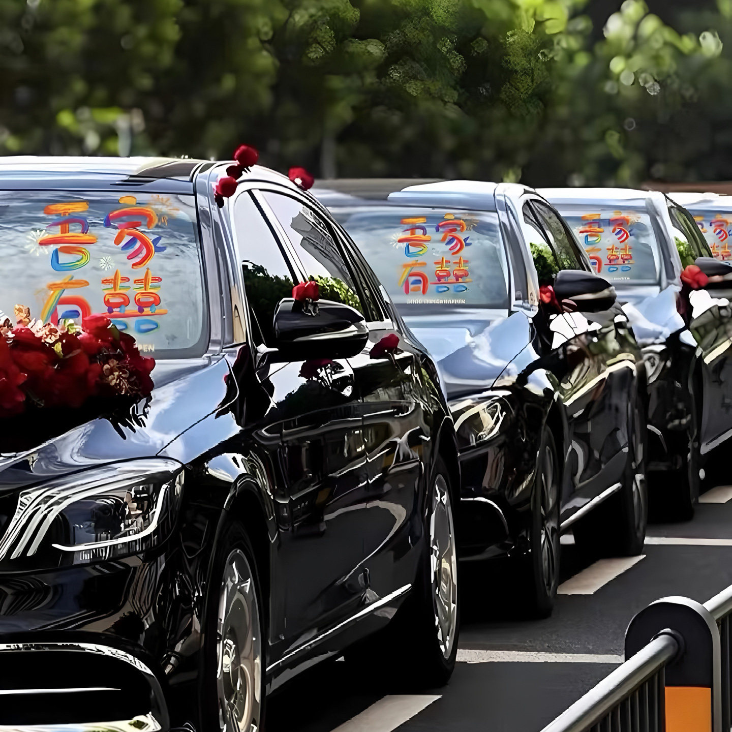 婚车喜字玻璃车贴结婚专用迎亲车队装饰静电贴不留痕套装婚礼用品,淘宝优惠券,粉丝福利购,淘宝优惠卷