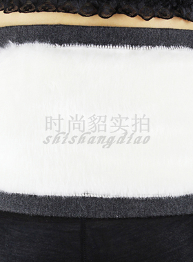 双层防寒暖肚子羊毛护腰带