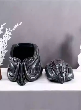 霸天虎威震天树脂烟灰缸收纳摆件