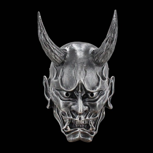 般若面具 男士舞会天狗os假面传统日本头盔 树脂新般若面具 - 图2