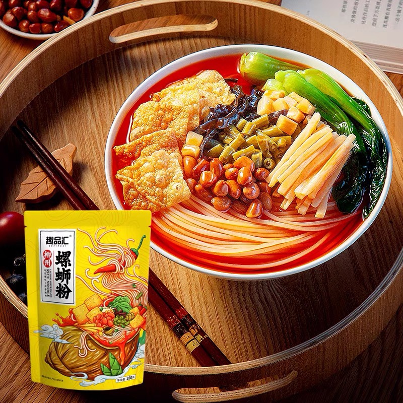 趣品汇柳州螺蛳粉330g广西特产螺狮粉美食方便面米线酸辣粉螺丝粉,淘宝优惠券,粉丝福利购,淘宝优惠卷