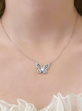 ChinPin/芷芯女进口莫桑石项链