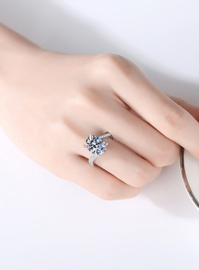 鸽子蛋扭臂戒指精致5克拉