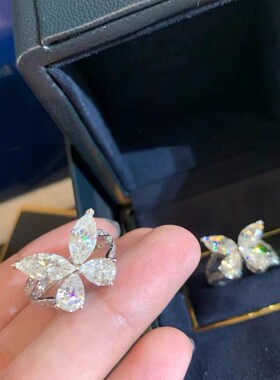 pringxy女款银镀铂金原创戒指