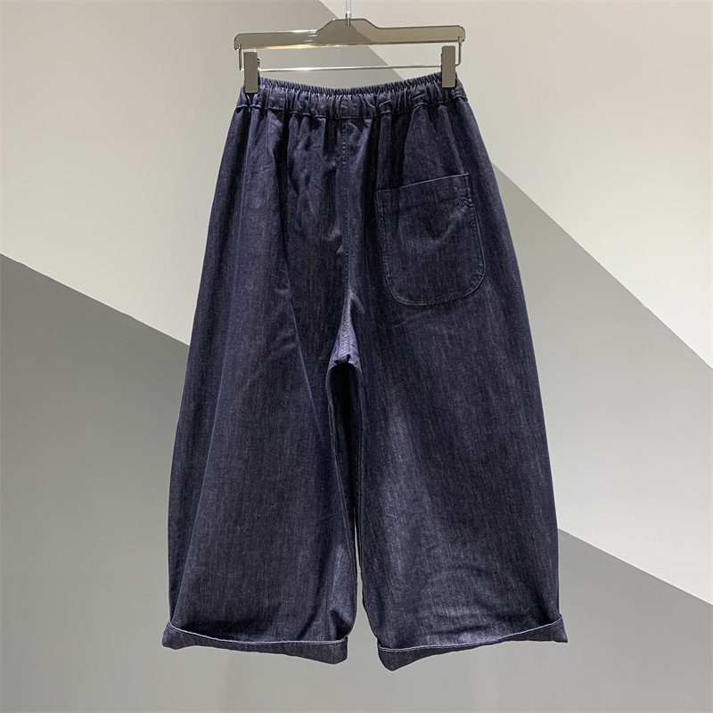 2026年春季新款水洗复古牛仔阔腿哈伦裤女百搭宽松无弹老爹裤垮裤,淘宝优惠券,粉丝福利购,淘宝优惠卷