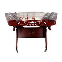 Upscale Lehai Yangqin color wood 402 Yangqin wine red moon Lower lotus pond pattern Yangqin instrument 621T-2-A