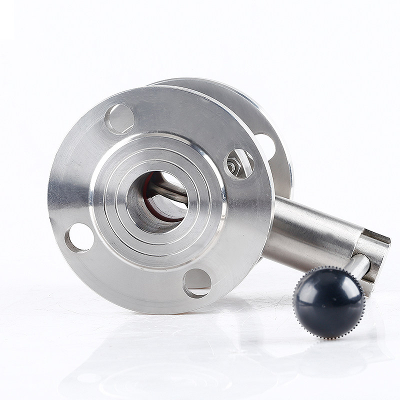 304不锈钢法兰蝶阀卫生级手动涡轮鸭嘴对夹法兰式蝶阀DN100 50 65,淘宝优惠券,粉丝福利购,淘宝优惠卷