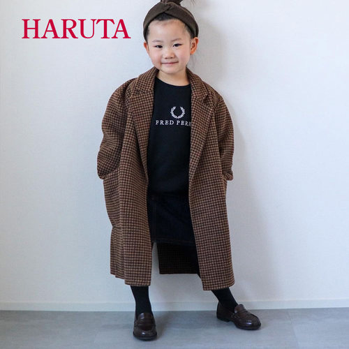 Haruta新款日本进口小码学生男女鞋4814黑色学院风JK制服鞋乐福鞋 - 图0