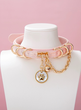 高端定制choker蛇纹项圈猫爪吊牌puppy字母k9男女m 小狗派对ddlg