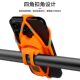 Multifunctional bicycle silicone mobile phone holder